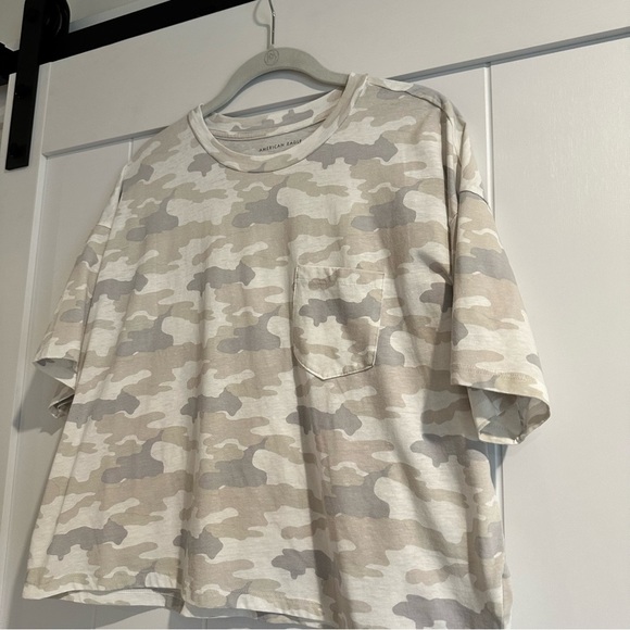 AMERICAN EAGLE OUTFITTERS Camo Crop Top - Picture 2 of 4